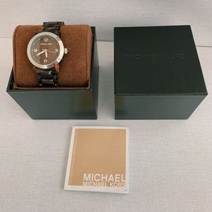 Michael Kors tortoise watch